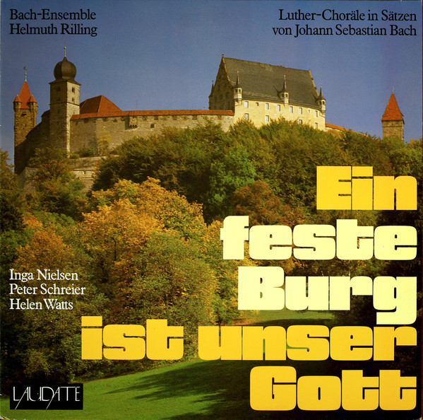 Helmuth Rilling, Bach-Ensemble, Inga Nielsen 'Eine feste Burg ist unser Gott' LP/Choral/Germany/Nm
