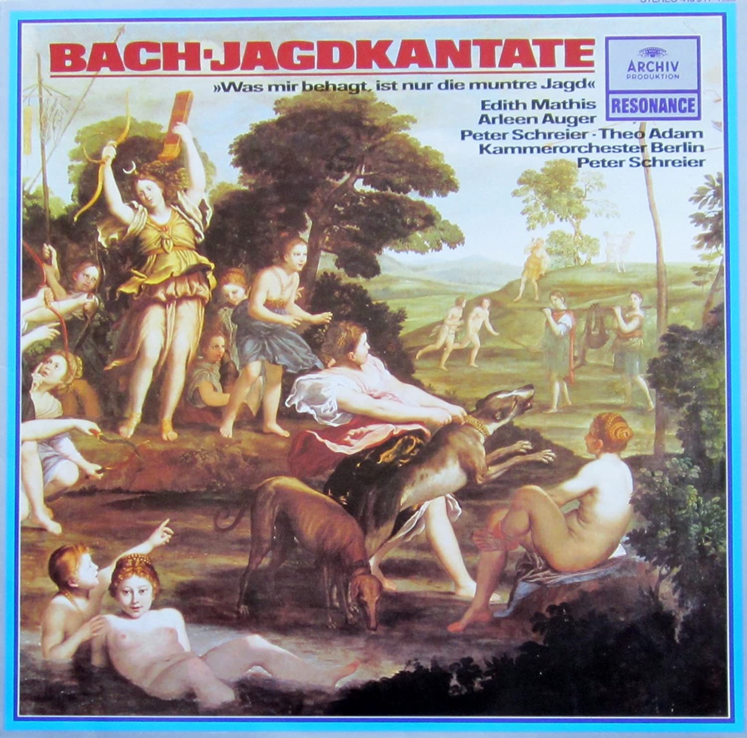 Johann Sebastian Bach 'Jagd-Kantate 'Was Mir Behagt Ist Nur Die Muntre' LP/1977/Classic/Germany/Nm