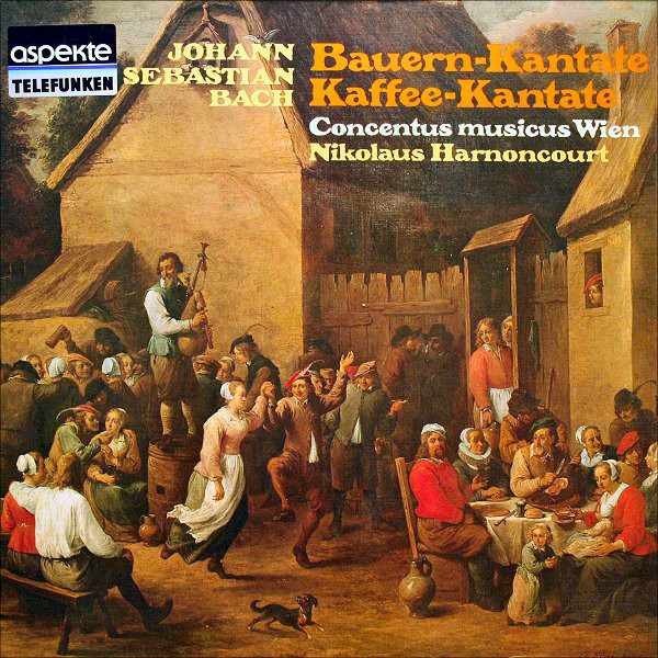 Johann Sebastian Bach 'Nikolau Harnoncourt'Bauern-Kantate'Kaffee-Kantate' LP/1968/Classic/Germany/Nm