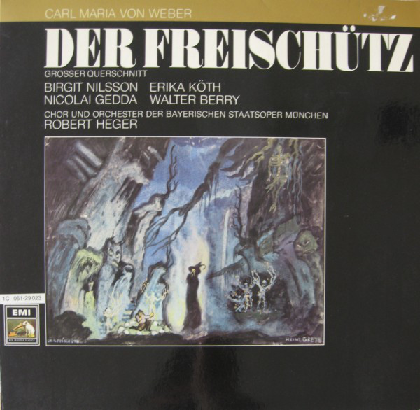 Carl Maria von Weber 'Der Freischutz' LP/Opera/Germany.Nmint