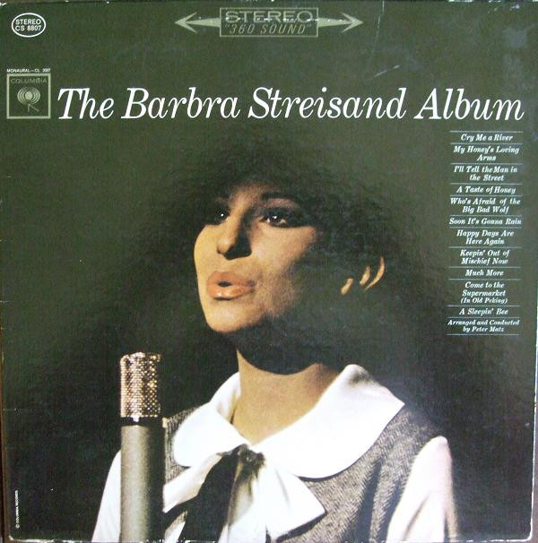 Barbra Streisand 'The Barbra Streisand Album' LP/1963/Pop/US/Vg