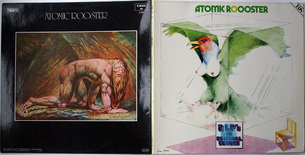 Atomic Rooster 'Atomic Rooster & Death Walks Behind You' LP2/1970/Prog Rock/Germany/Nm