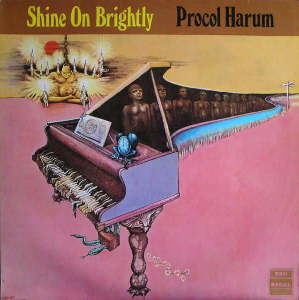 Procol Harum Shine On Brightly LP/1968/1973/Prog Rock/France/Nm