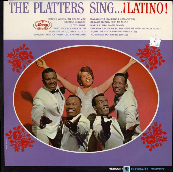 The Platters 'The Platters Sing Latino' LP/1963/Pop/Israel/Ex The Platters 'The Platters Sing Latino' LP/1963/Pop/Israel/Ex