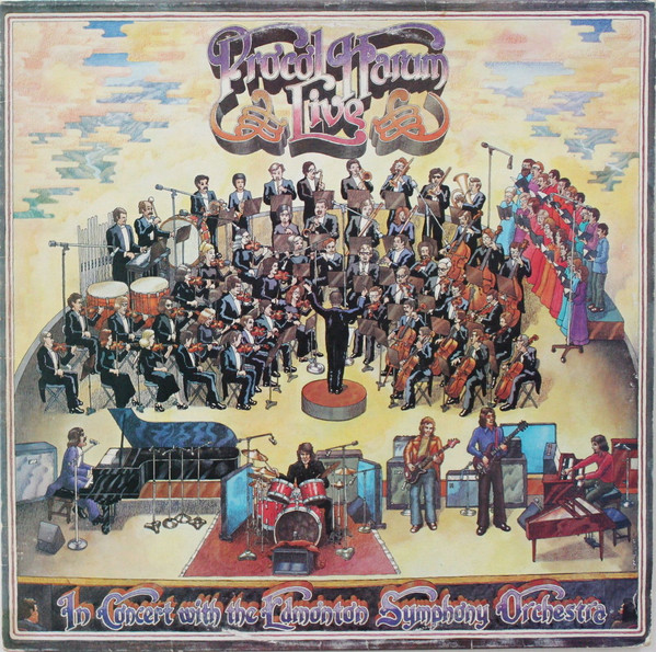 Procol Harum 'Live - In Concert With The Edmonton Symphony Orchestra ' LP/1972/1977/Rock/Germany/Vg