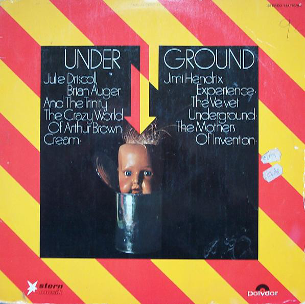 Various 'Underground' 2LP/1968/Psychedelic Rock/Spain/Nm