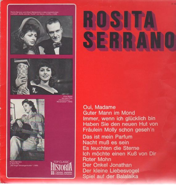 Rosita Serrano 'Rosita Serrano' LP/1969/Pop/Germany/Nm Rosita Serrano 'Rosita Serrano' LP/1969/Pop/Germany/Nm