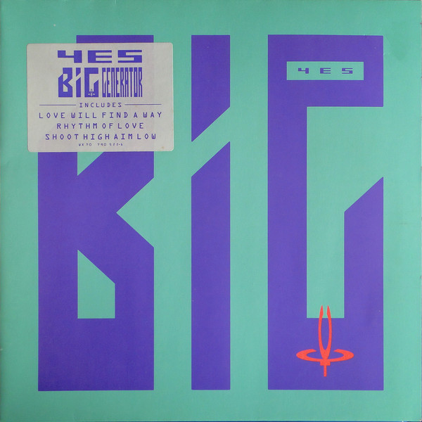 Yes 'Big Generator' LP/1987/Prog Rock/Germany/Nm Yes 'Big Generator' LP/1987/Prog Rock/Germany/Nm