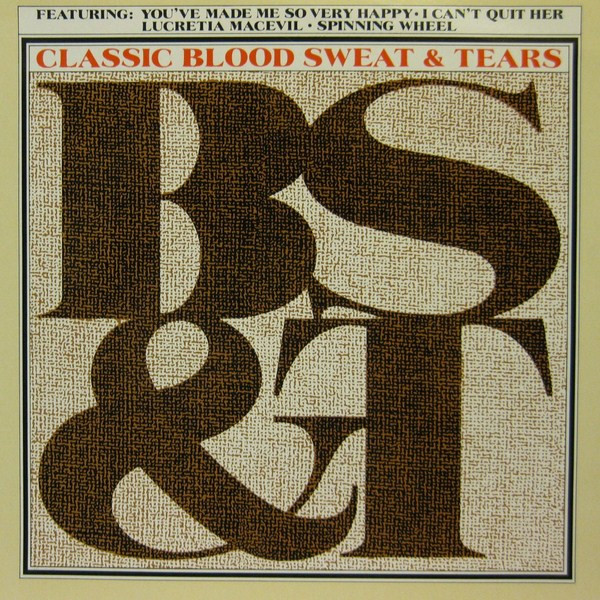 Blood, Sweat And Tears Classic B, S & T LP/1980/Rock/UK/Nm