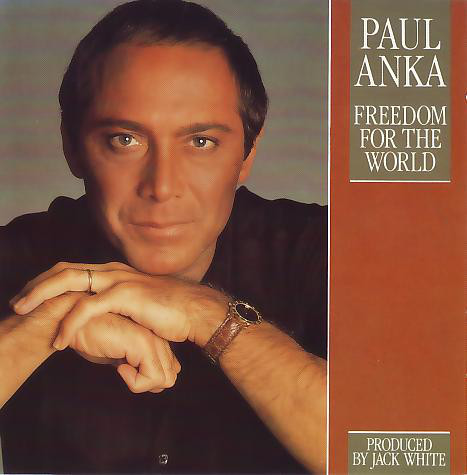 Paul Anka Freedom For The World LP/1987/1988/Pop/Ygoslavia/Nm