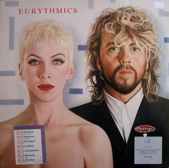 Eurythmics Revenge LP/1986/Pop Rock/Germany/Vg