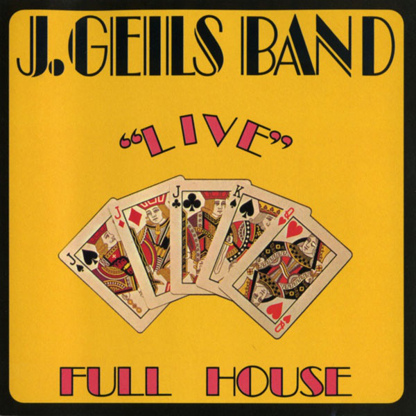 The J. Geils Band Live Full House LP/1972/1979/Rock/Germany/Nm