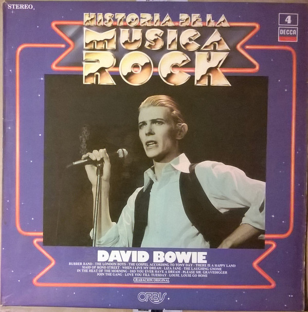 David Bowie Historia De La Musica Rock LP/1981/Rock/Spain/Nm
