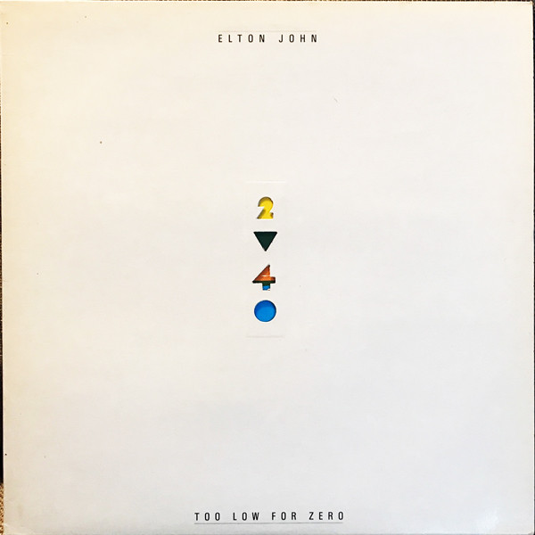 Elton John Too Low for Zero LP/1983/Pop Rock/Germany/Nm
