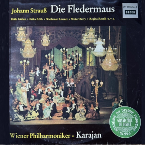 Johann Strauss, Herbert von Karajan 'Die Fledermaus' 2LP/1965/Classical/Germany/Ex